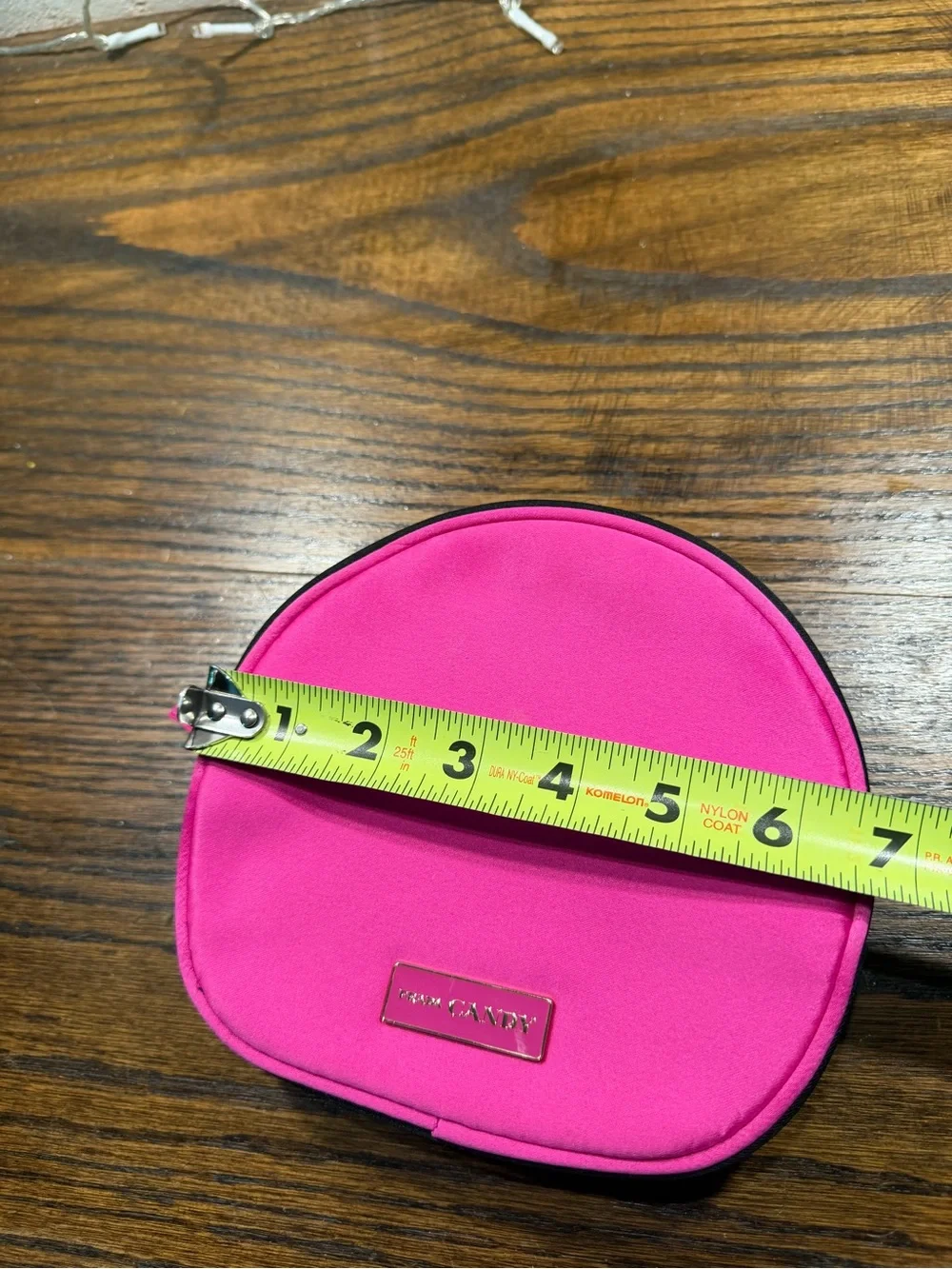 Prada Hot Pink Round Cosmetic Pouch 0209
